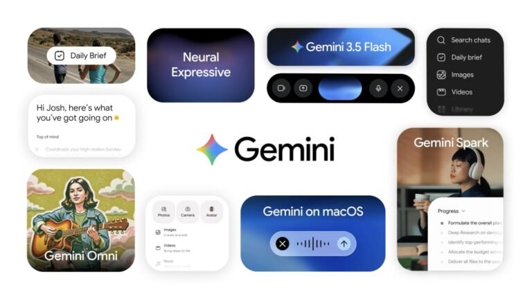 Tutti i comunicati pubblicitari riguardanti gli annunci di Google I/O 2026 da parte di Gemini.