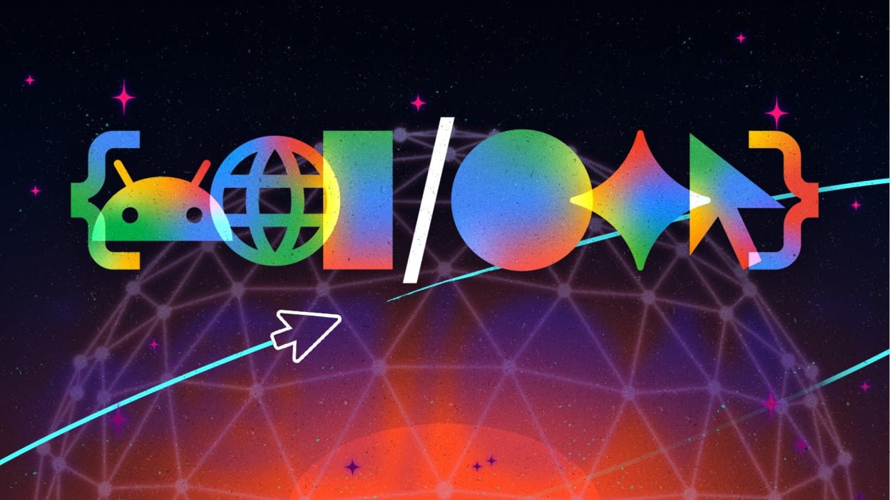 The google I/O logo
