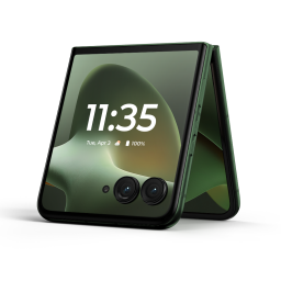 Motorola Razr+ in green